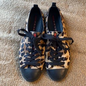 Calf Hair Prada Sneakers